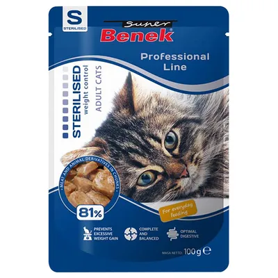 Super Benek Professional Line Sterilised Adult 24 x 100g