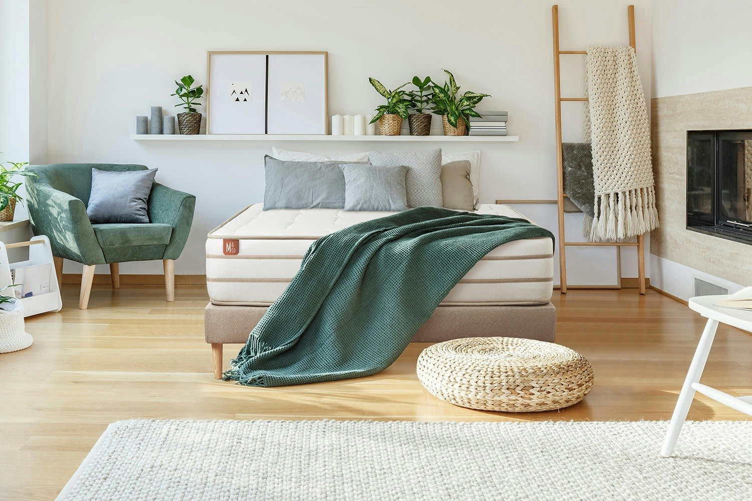 LE DOUILLET - Matelas 200x200 Mémoire de forme - Equilibré