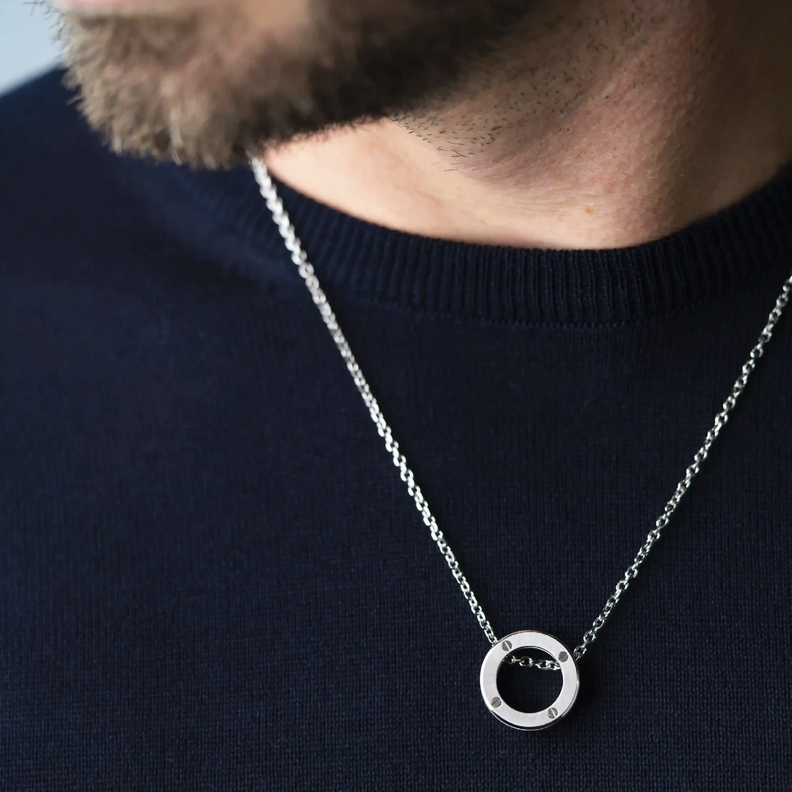 COLLIER NEWPORT DUO – ACIER