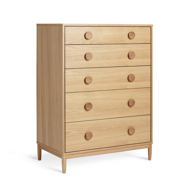Habitat Cornelia 5 Drawer Chest - Oak