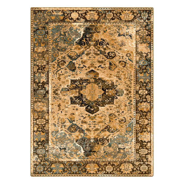 Dywan wełniany POLONIA Dukato Ornament koniak beż 200x300 cm