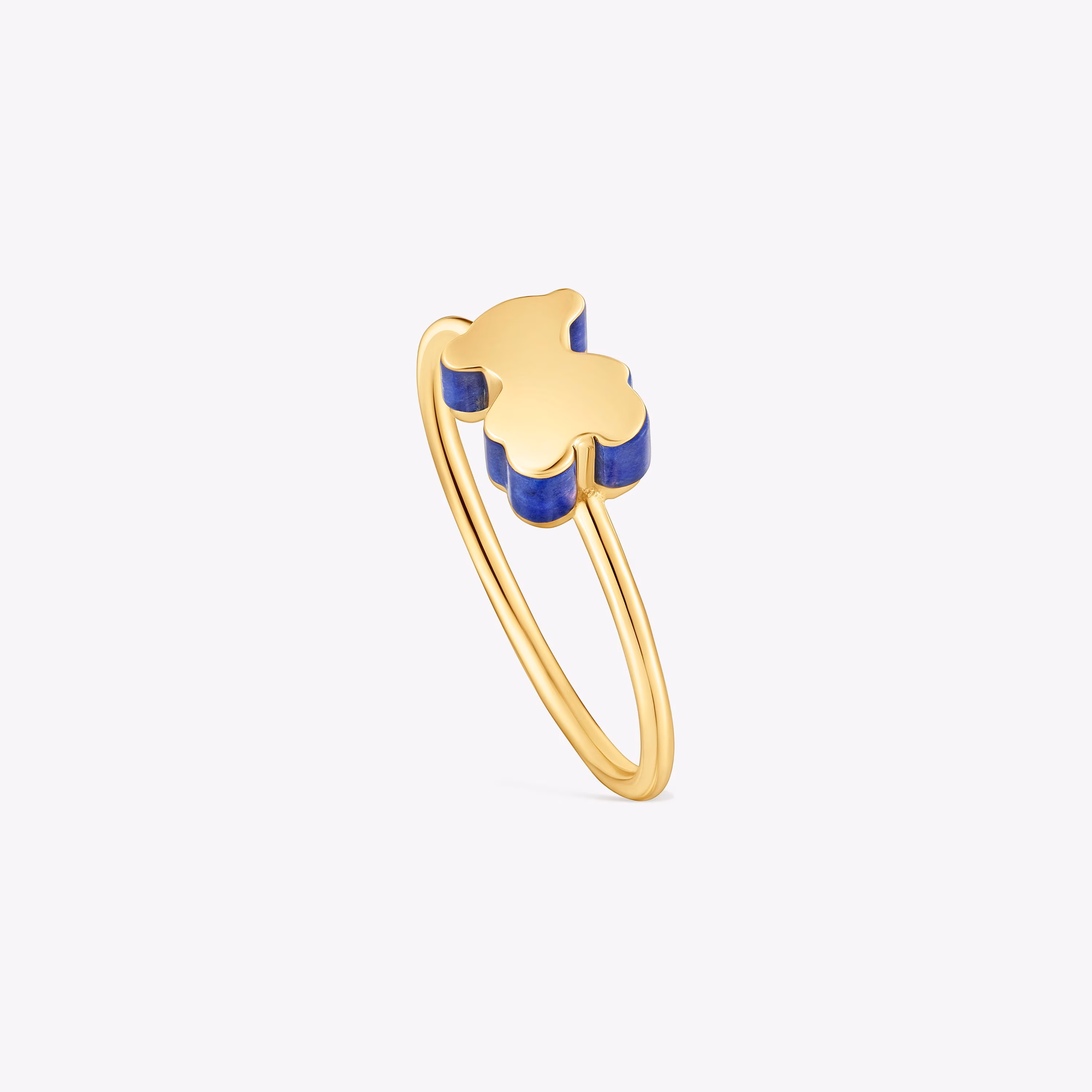 Anillo motivo oso de oro y lapislázuli TOUS 1950