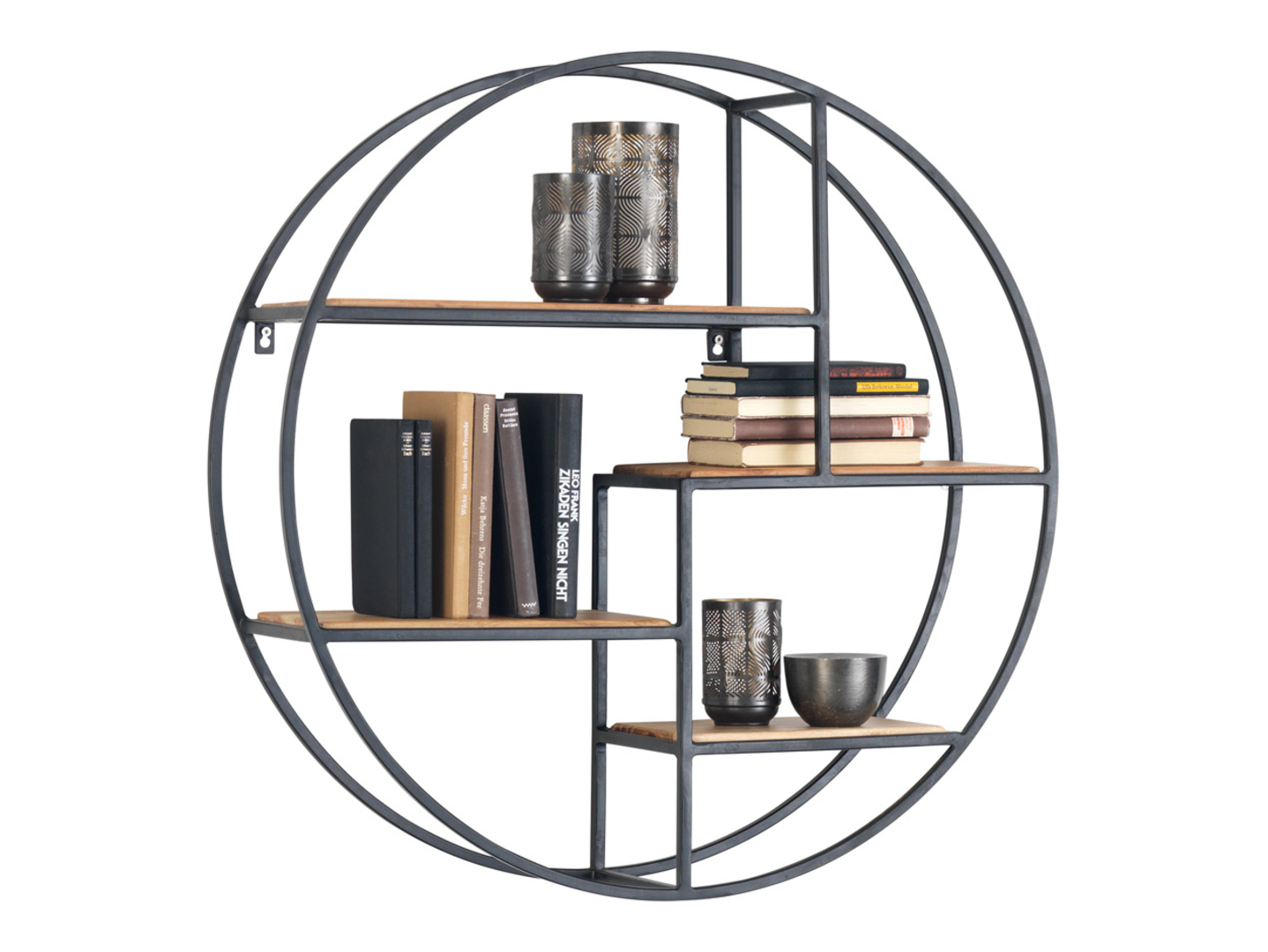 Półka ścianna Vero 80 cm akacja loft