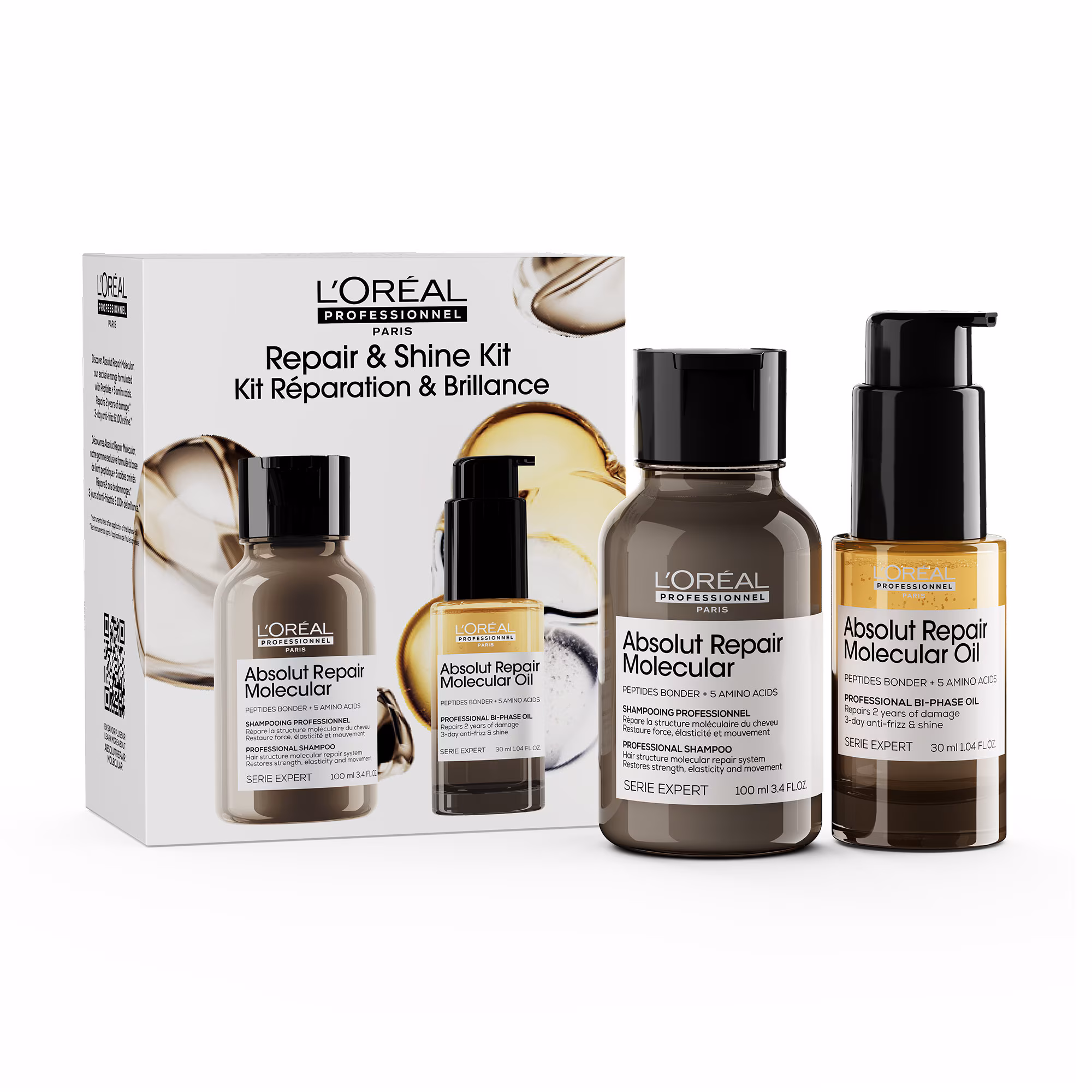 SERIE EXPERT ABSOLUT REPAIR MOLECULARCoffret - duo shampoing et huile