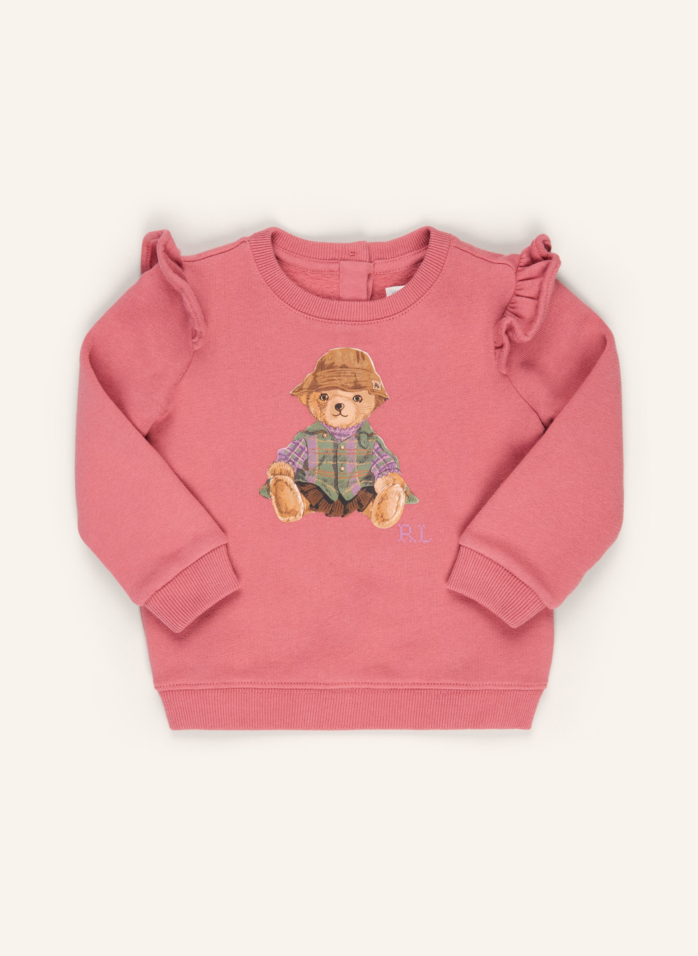 POLO RALPH LAUREN Sweatshirt mit Rüschen