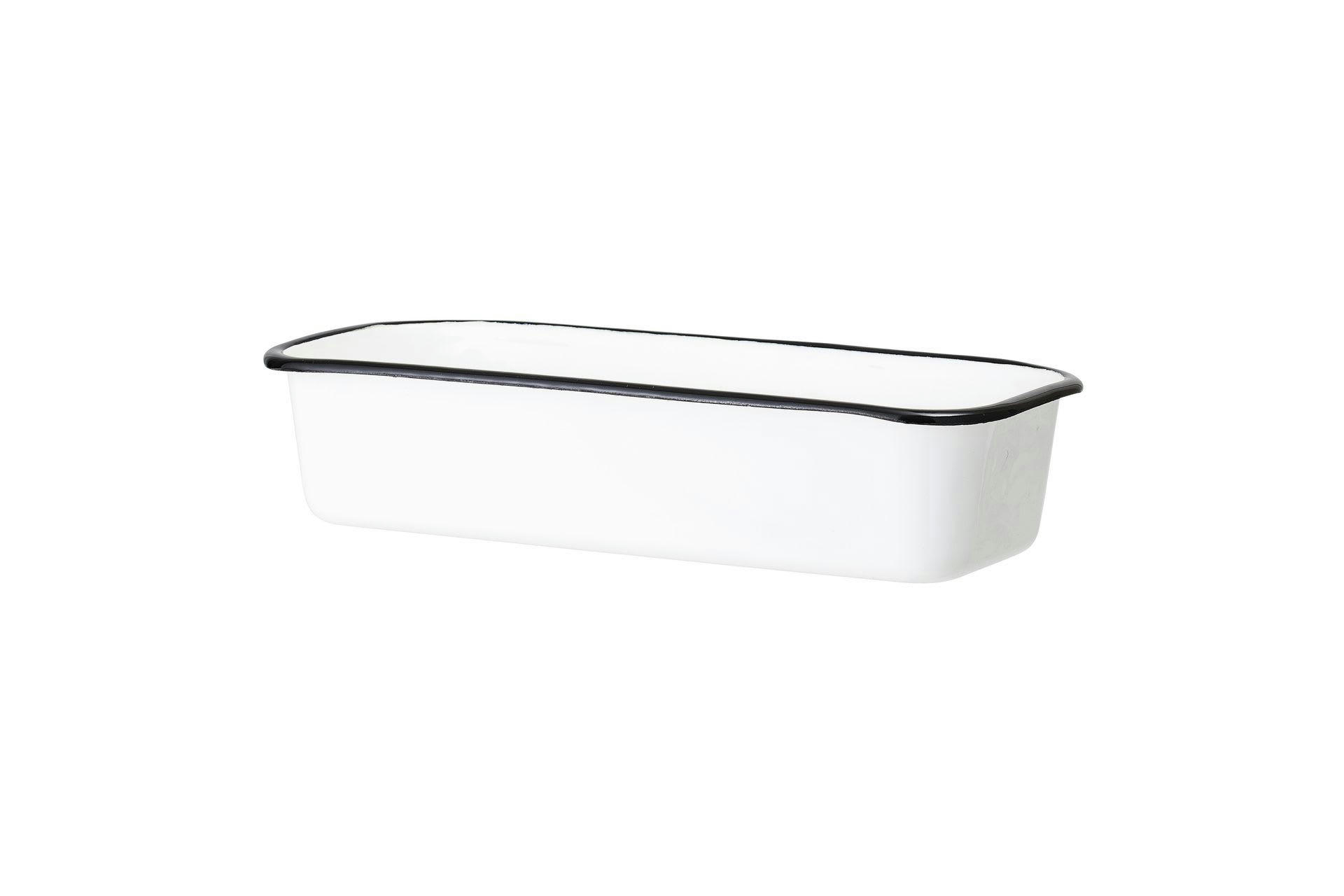 LEOJAC - Plat de service en métal blanc