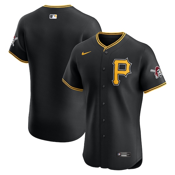 Pittsburgh Pirates Nike Alternate Elite Jersey - Black/White