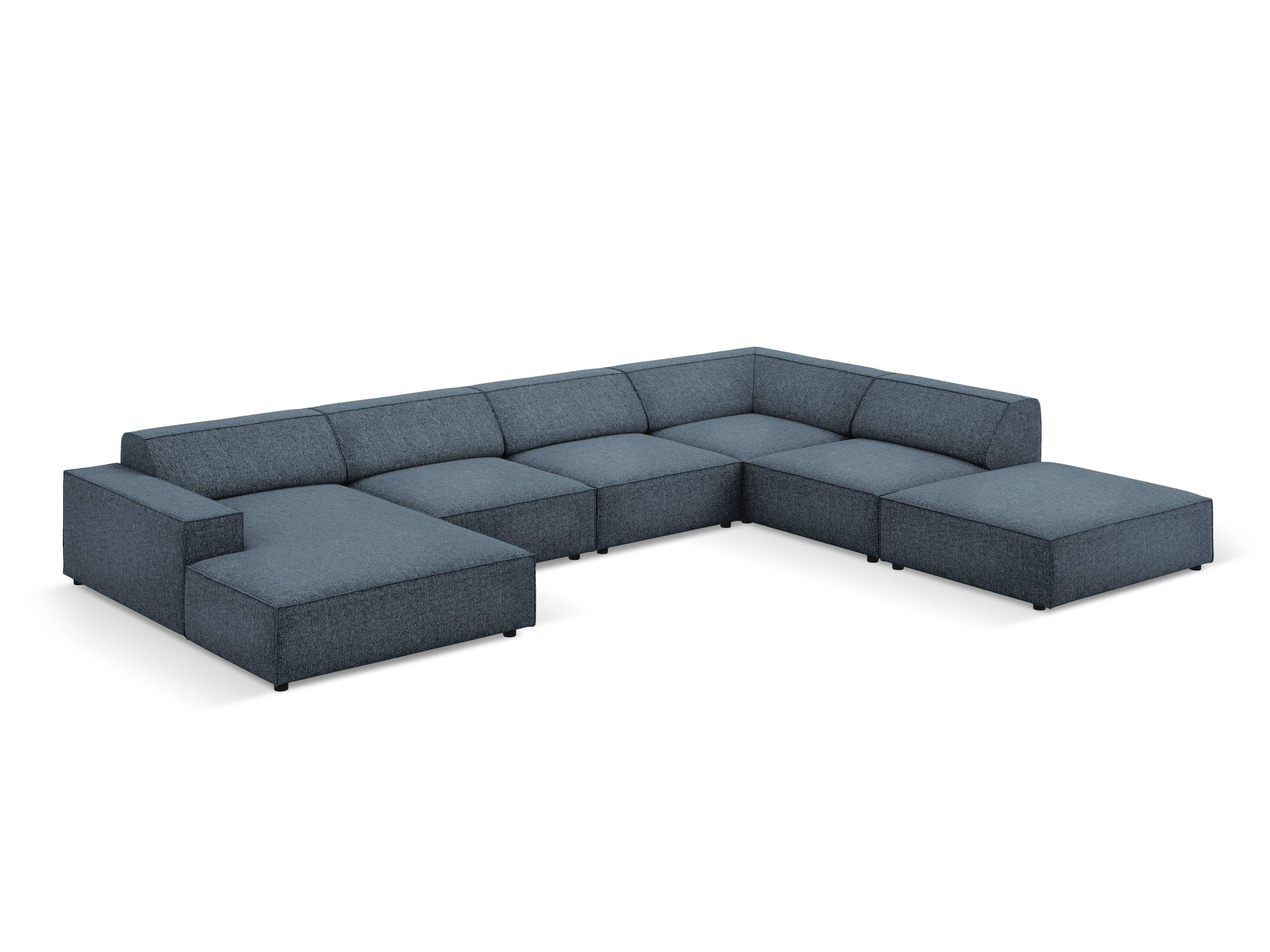 7-zitshoekbank Jodie rechts chenille