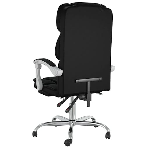 NNEVL Reclining Office Chair Black Faux Leather