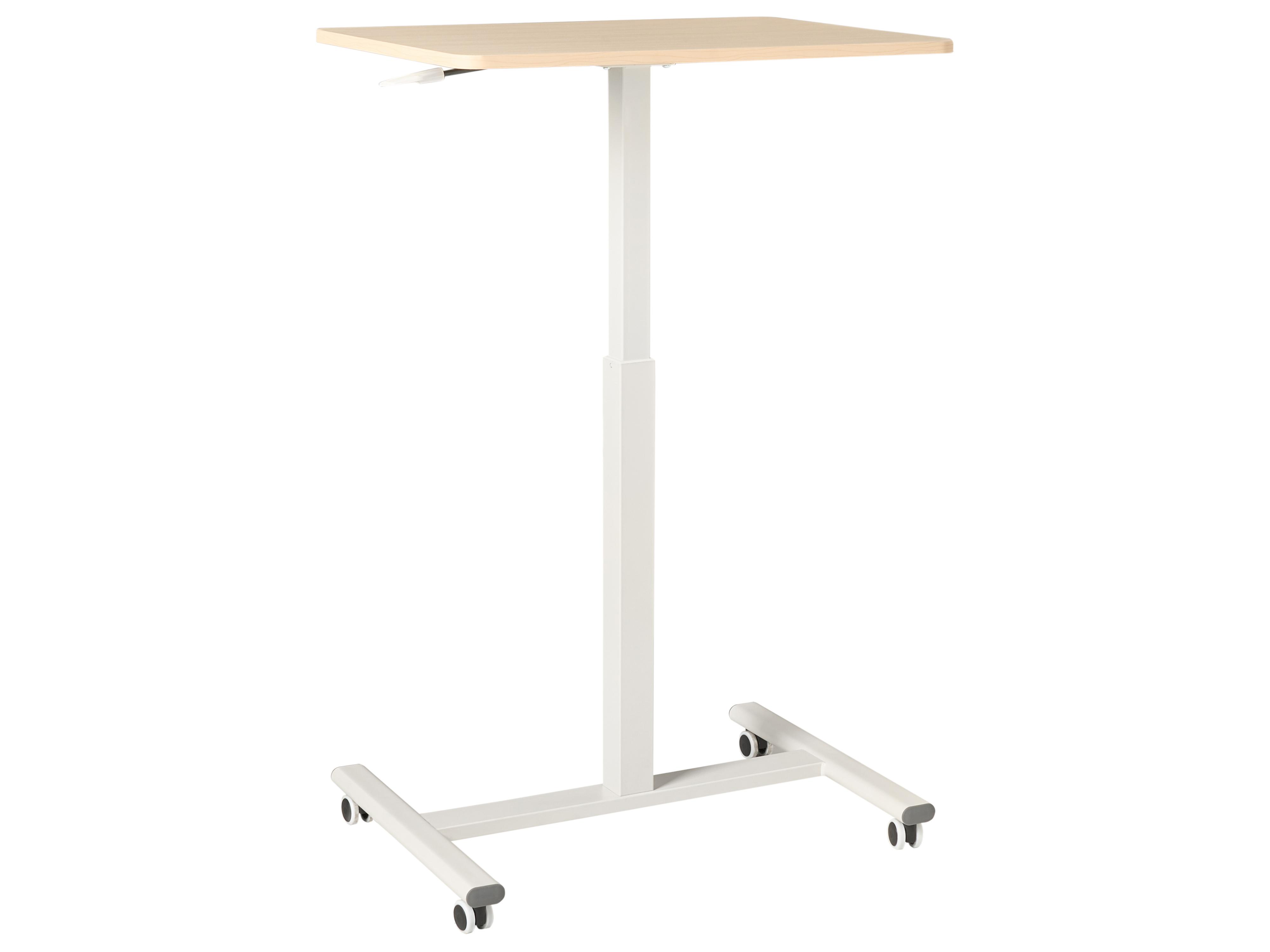 Manual Adjustable Laptop Stand ACADEMIA Light Brown/ White 65 cm 48 cm