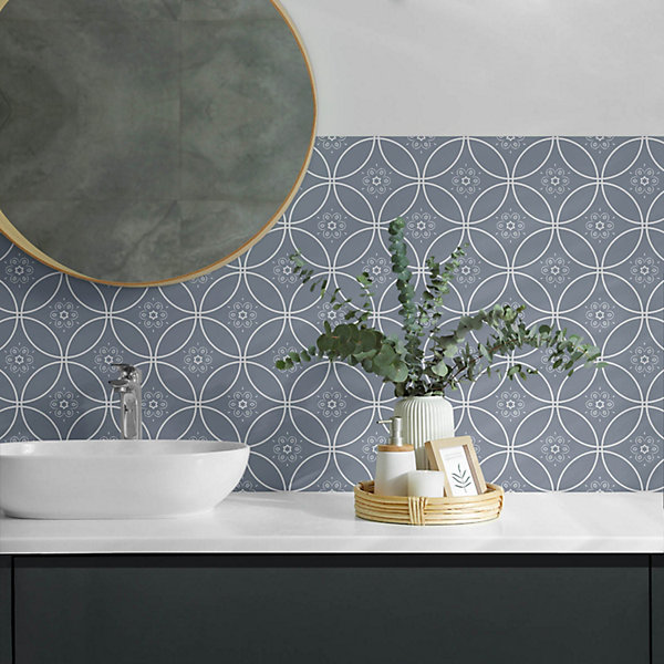 Panneau Décoratif Wallfluent 120x60 cm Motif À Damier Texturé 1 pièce
