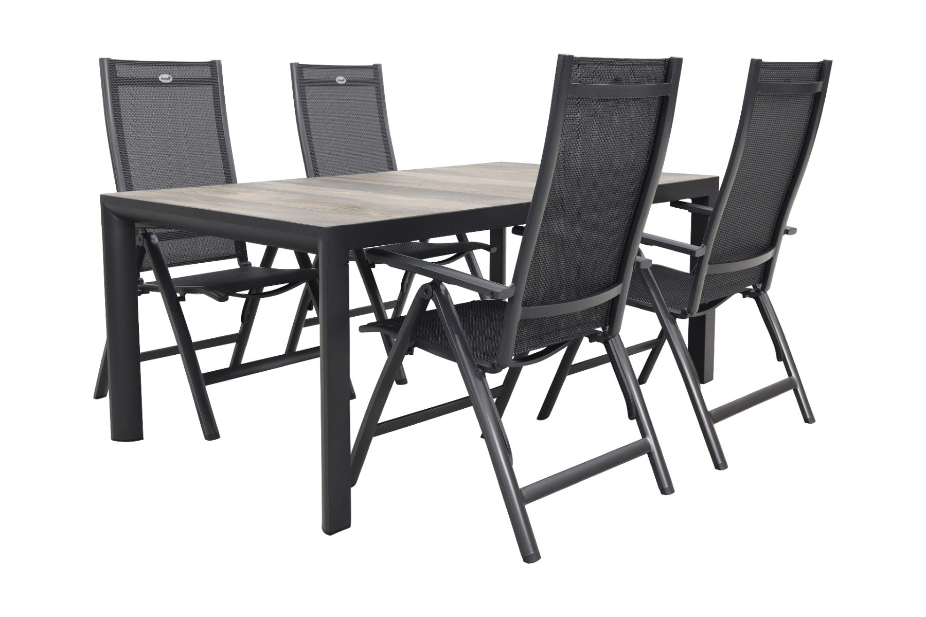 Hartman Roma Kings tuinset antraciet - 180x100 cm.