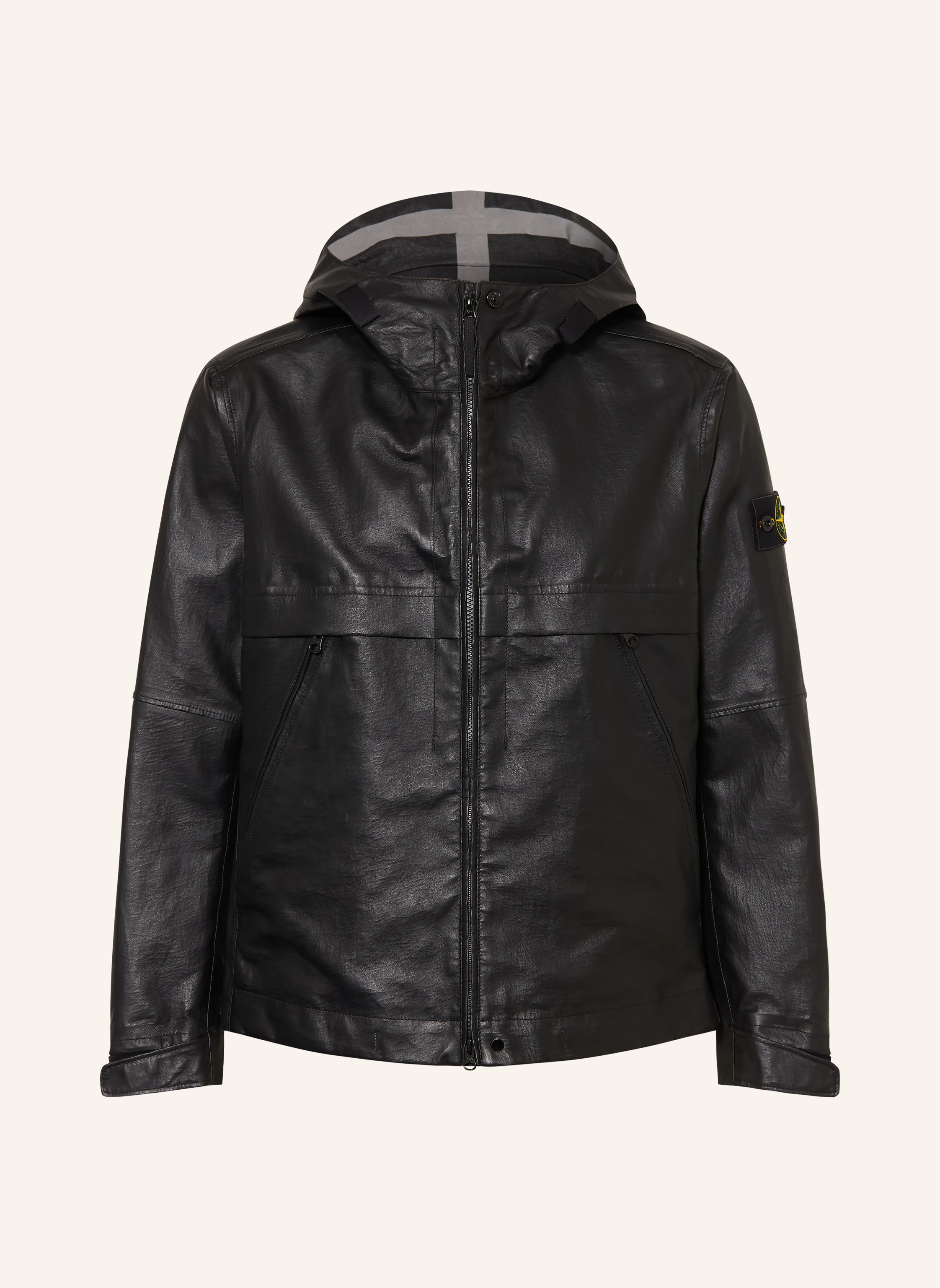 STONE ISLAND Lederjacke