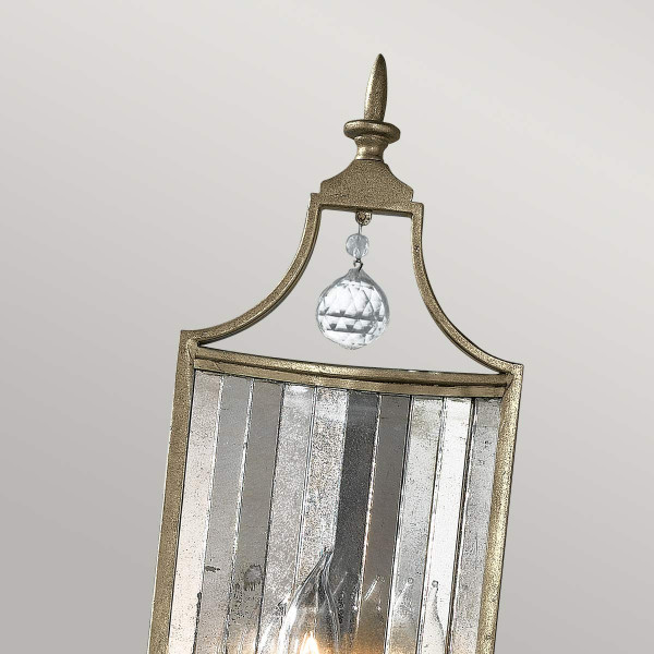 Kinkiet płatki srebra Gianna 1xE14x60W wym:66x14x11,4cm IP20 Feiss