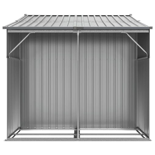 NNEVL Garden Shed Grey 277x192.5x179 cm Galvanised Steel