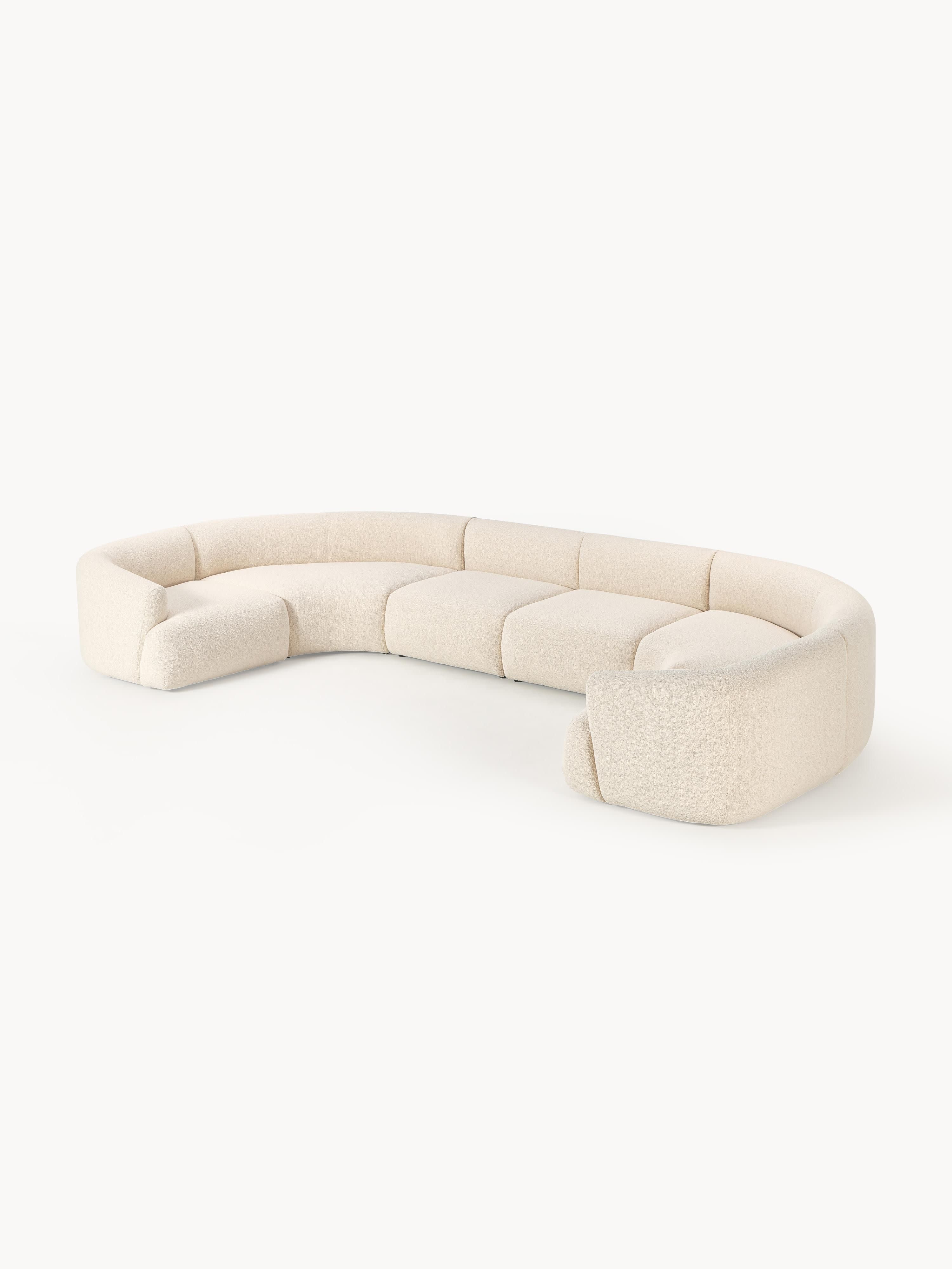 Modulares XL Bouclé-Sofa Sofia