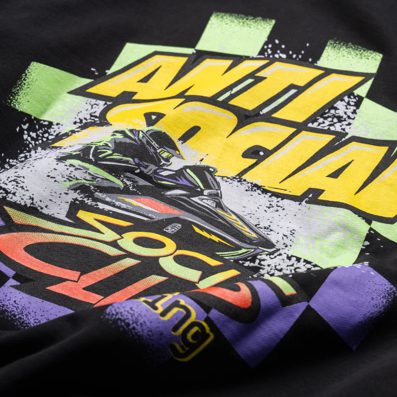 Anti Social Social Club Arctic Snowmobile Hoodie - Black