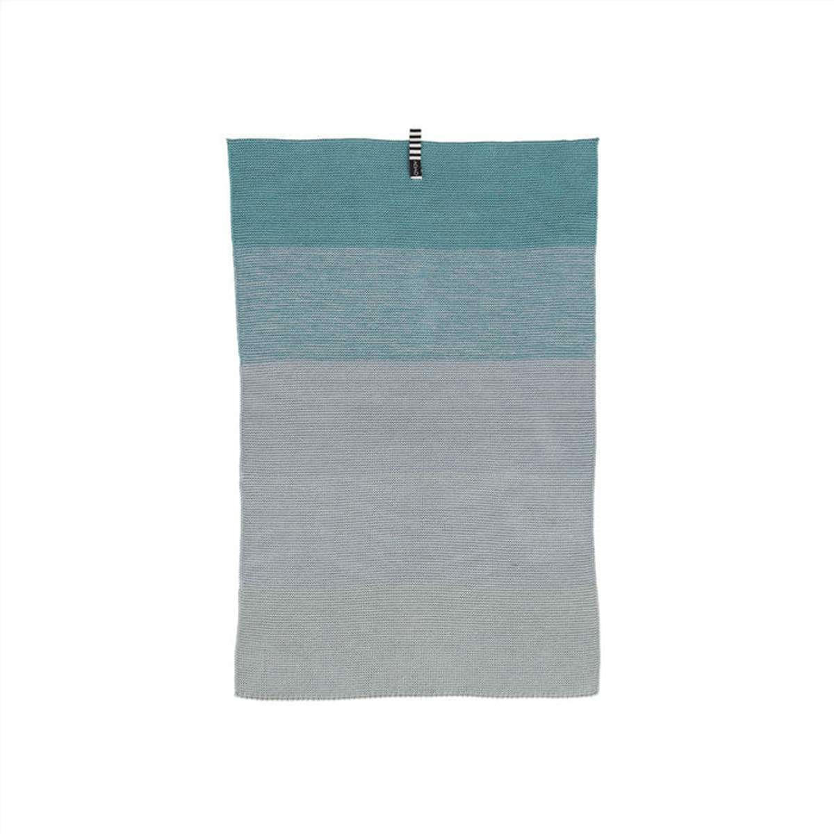 NIJI - Torchon bleu en coton organique H58x38cm