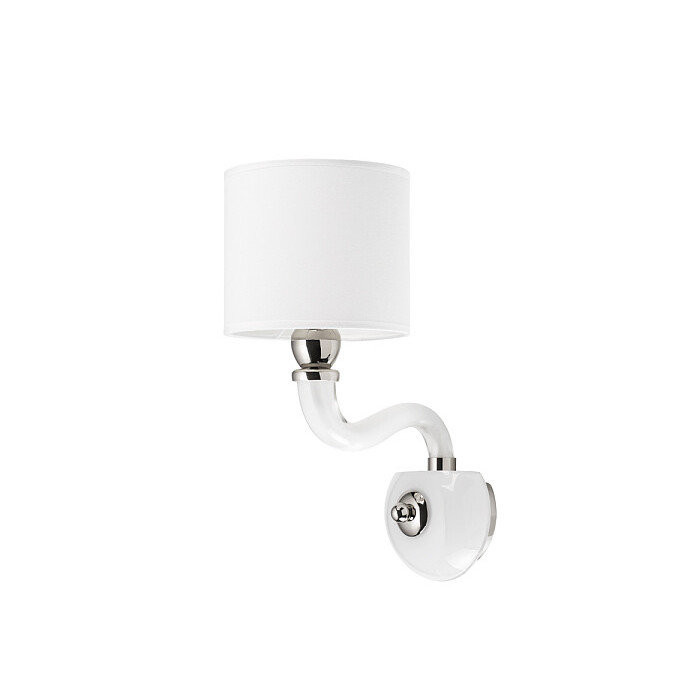 Kinkiet biały NEWPORT 1xE14x40W wym:34x15x15cm IP20 Nowodvorski