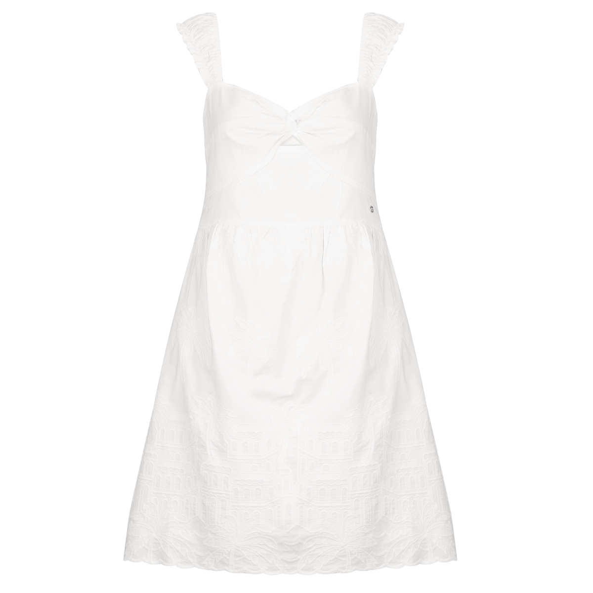Guess - SS STELLA EMBROIDERY MINI - White