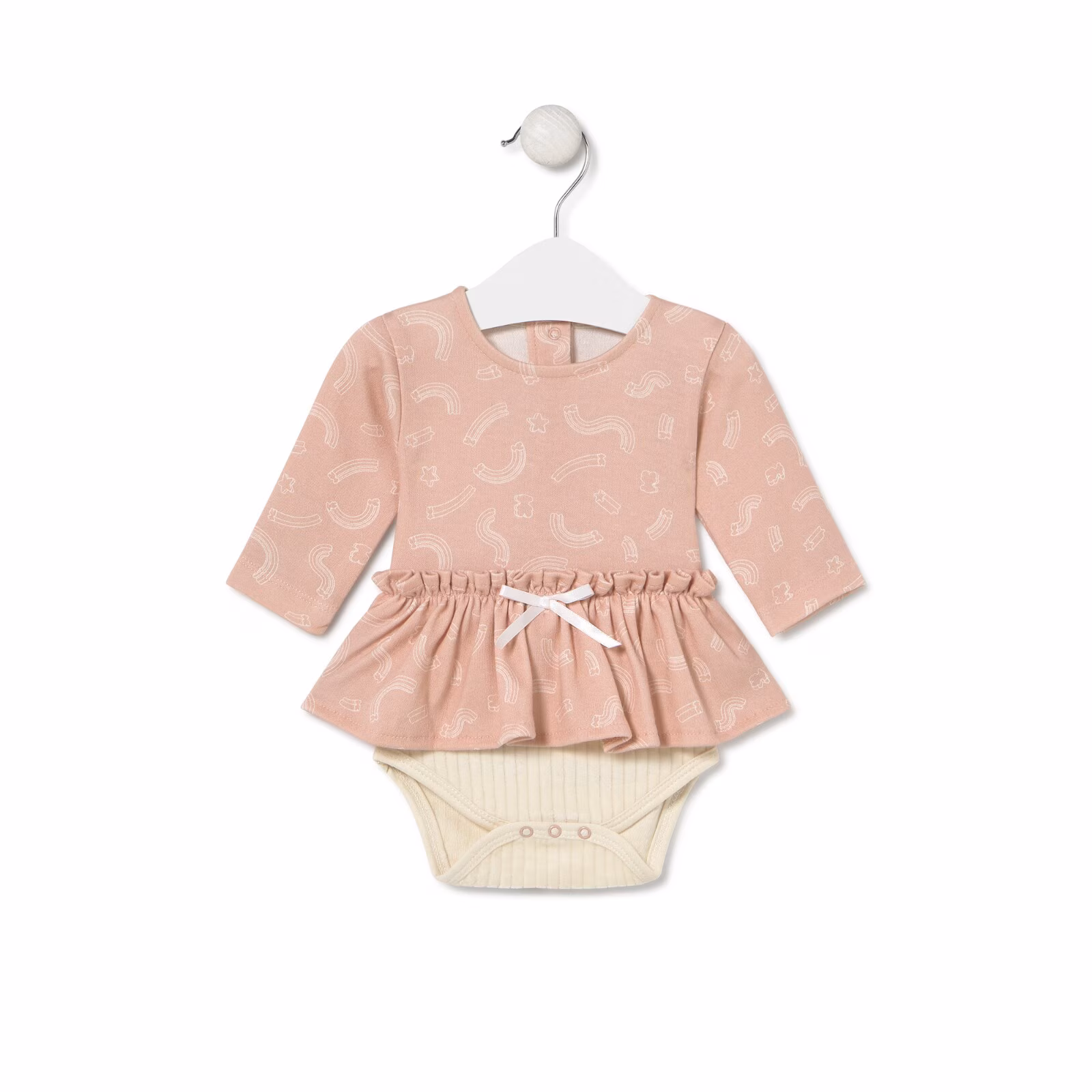Body con falda de bebé niña Arc rosa