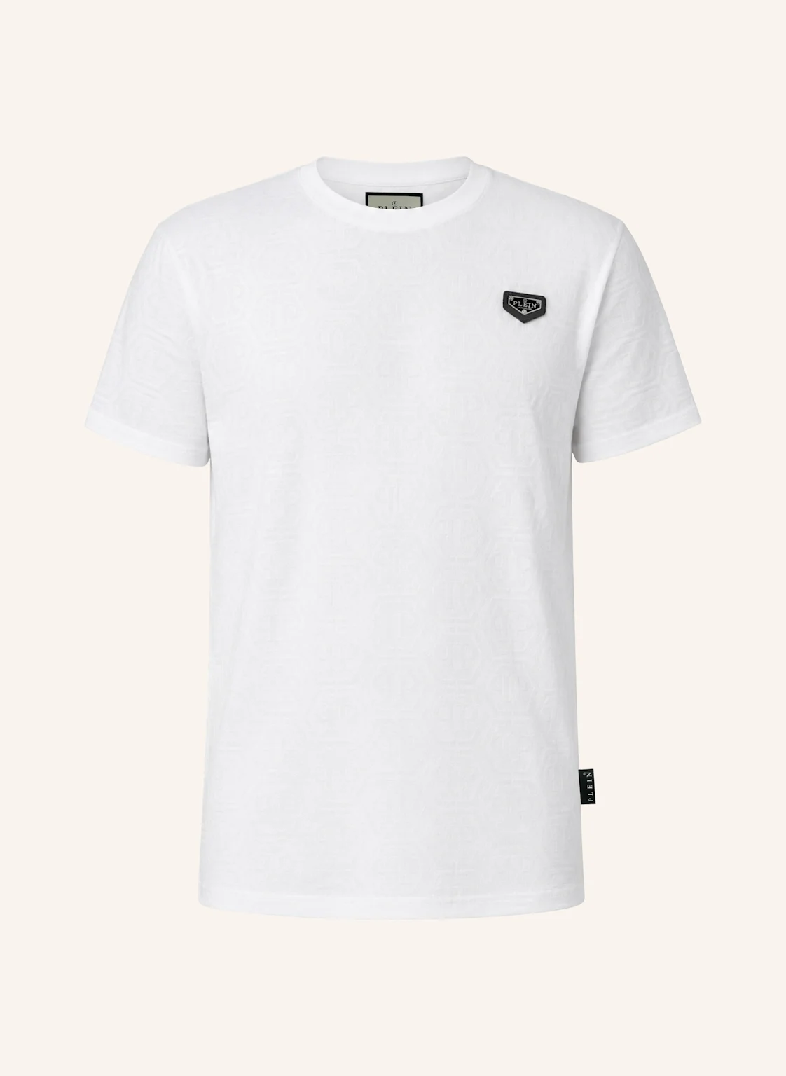 PHILIPP PLEIN Kurzarm-Rundhals-T-Shirt MONOGRAM