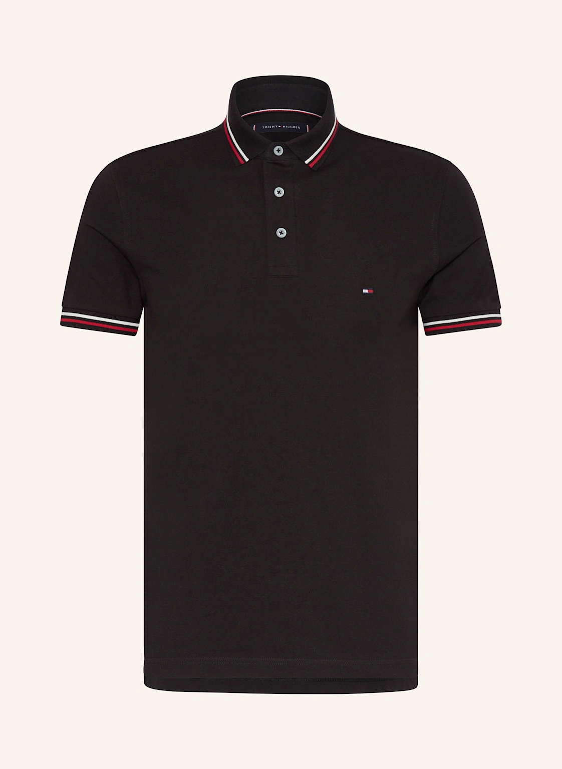 TOMMY HILFIGER Pique-Poloshirt TIPPED Slim Fit