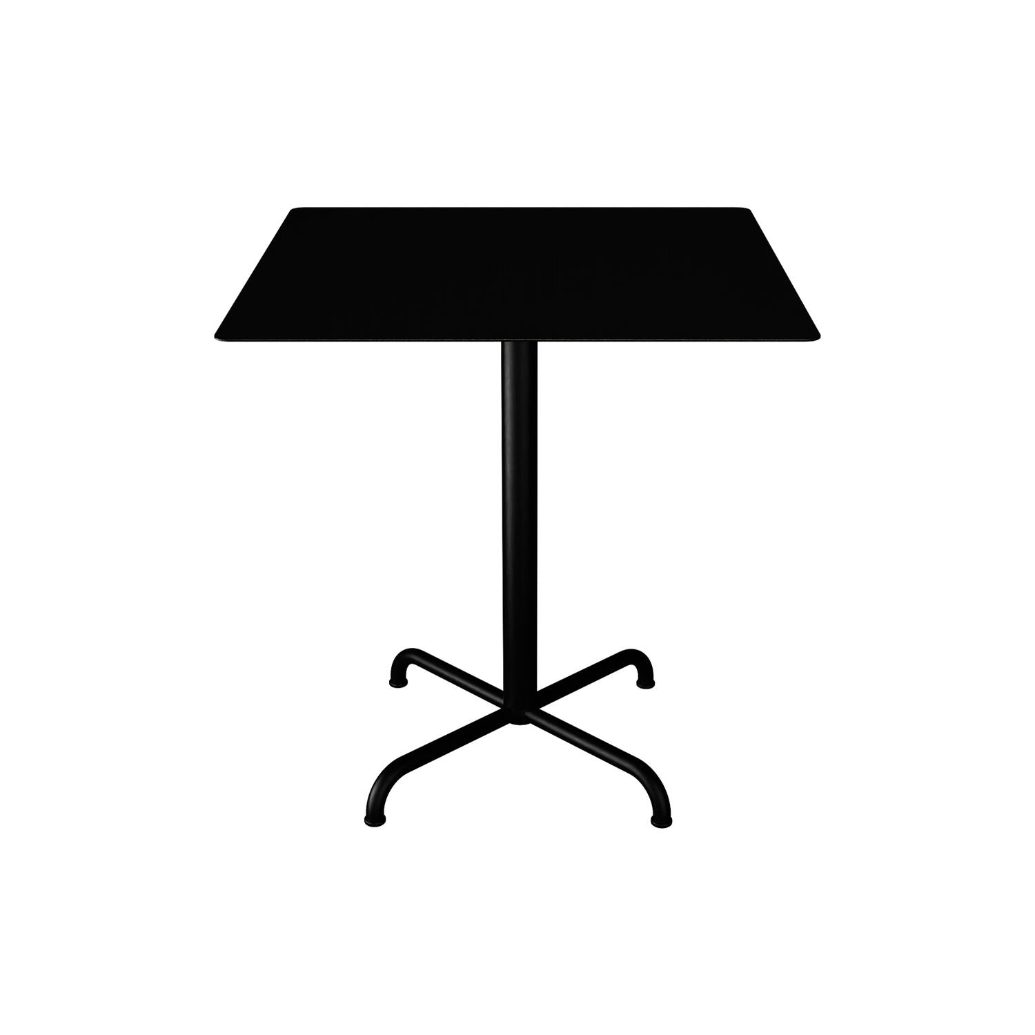 PICO Caf&eacute; Table with 4 Star Base 70x70, black