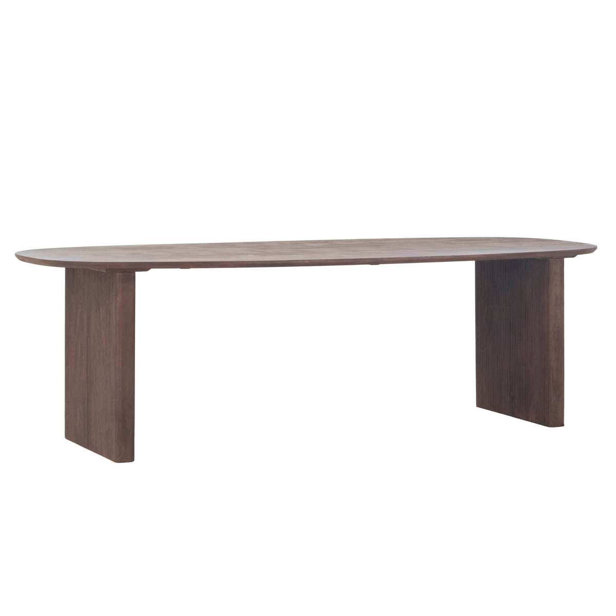 Giga Meubel Eettafel Aya - Donkerbruin Mangohout - 210x100x76cm