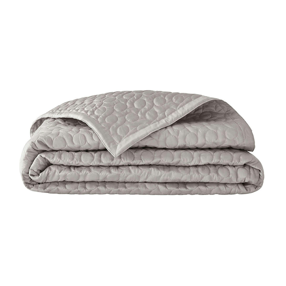 POESIE - Couvre-lit matelassé en satin de coton bio lune 260x240