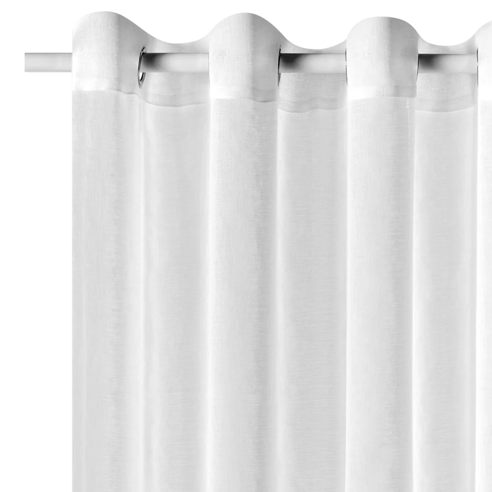 Voilage MIA coloris blanc 140 x 240 cm