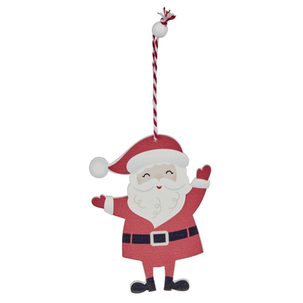 Décoration de No&euml;l en bois à suspendre