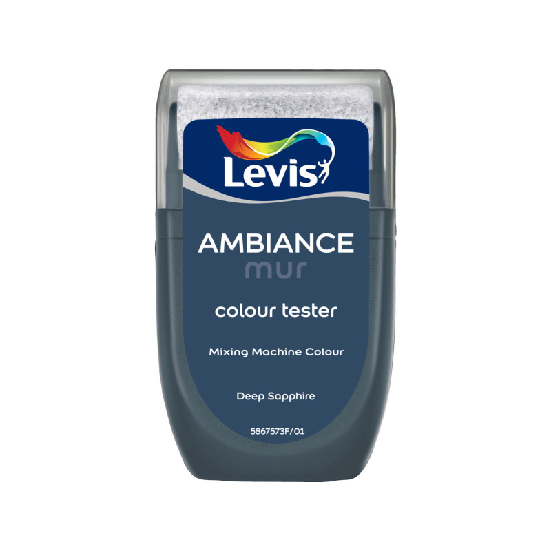 Testeur peinture pour murs Ambiance deep sapphire extra mat 0,03 L LEVIS