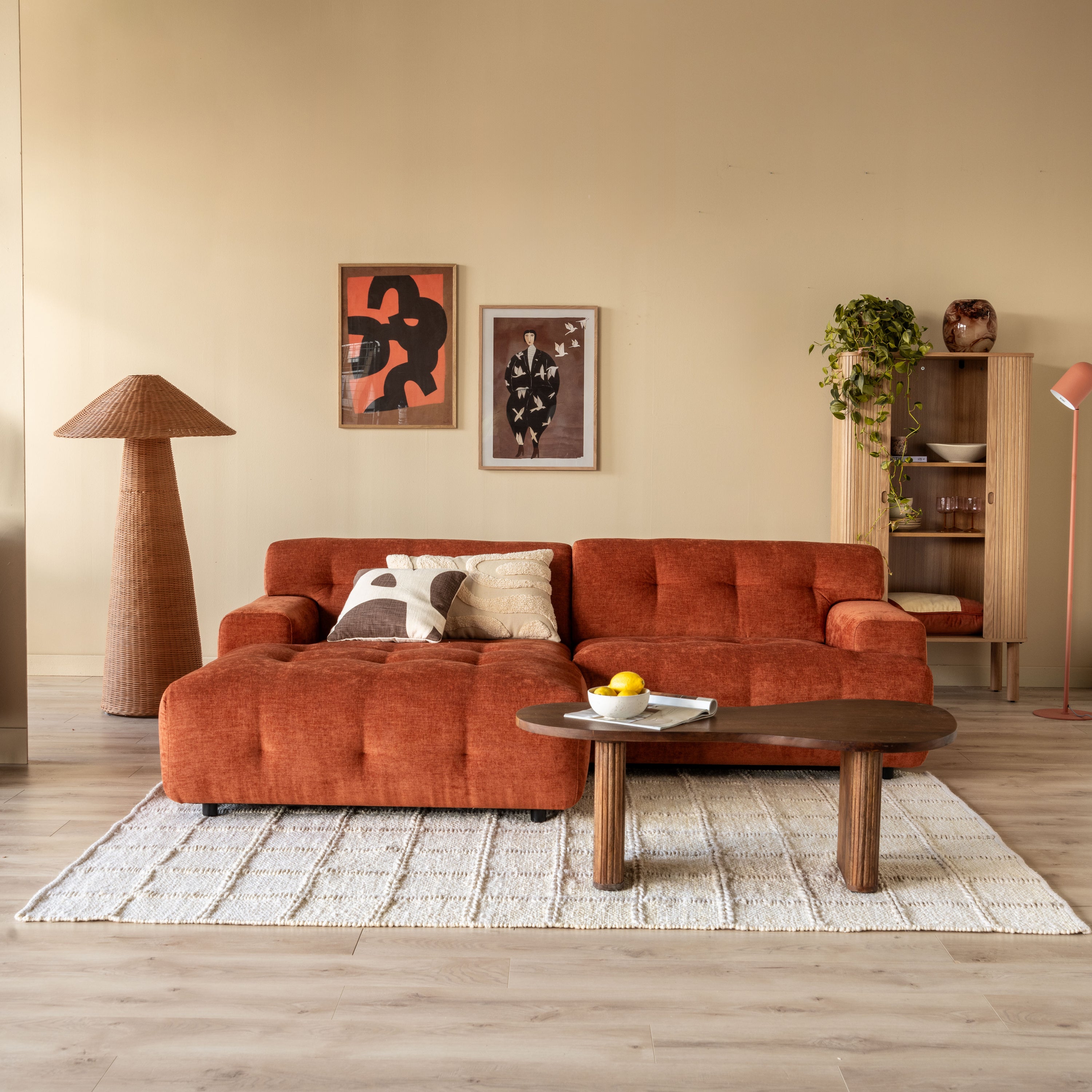 by fonQ Grids Vloerkleed 170 x 240 cm - Off-White