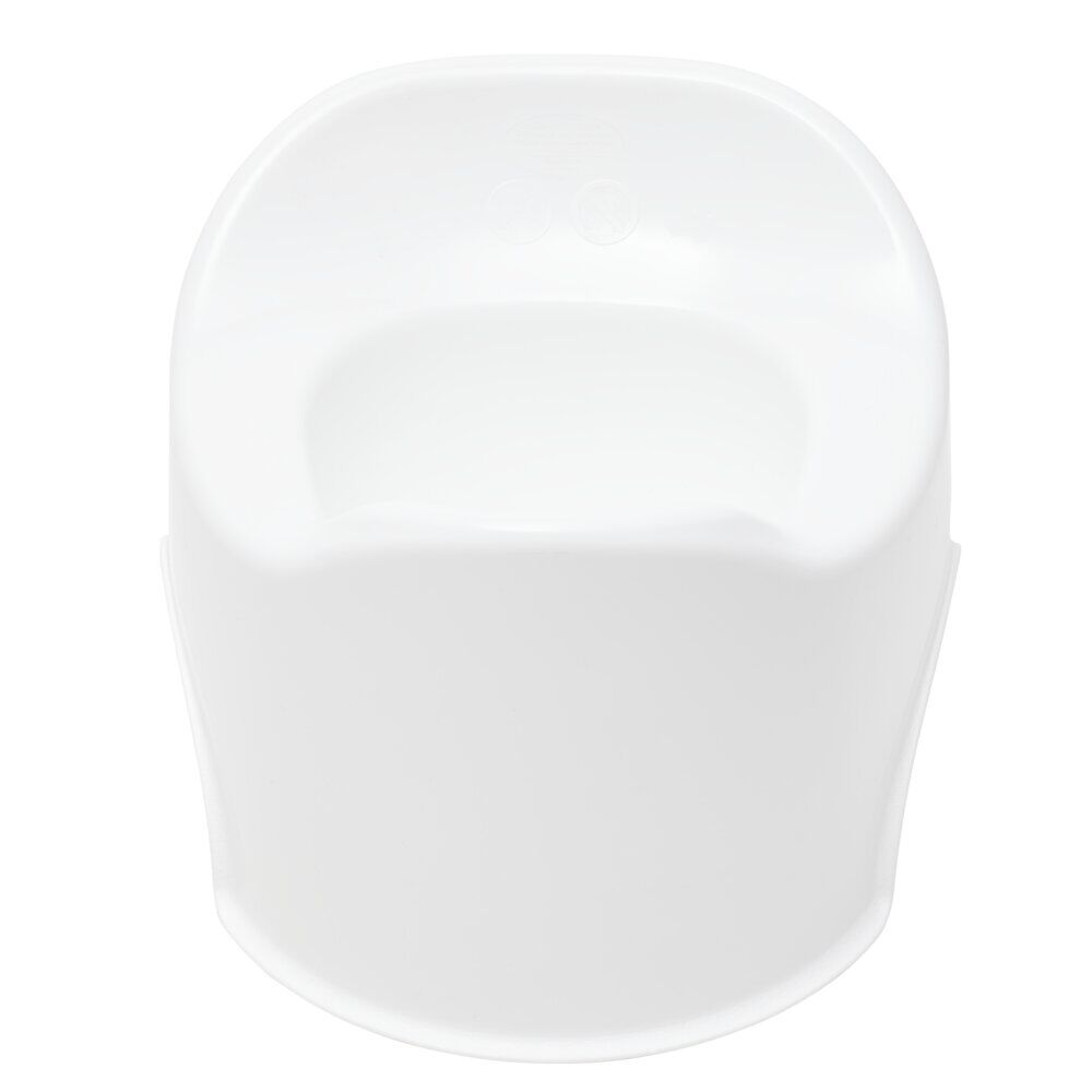 Pot bébé toilette apprentissage plastique blanc 29x17,7x24,6cm