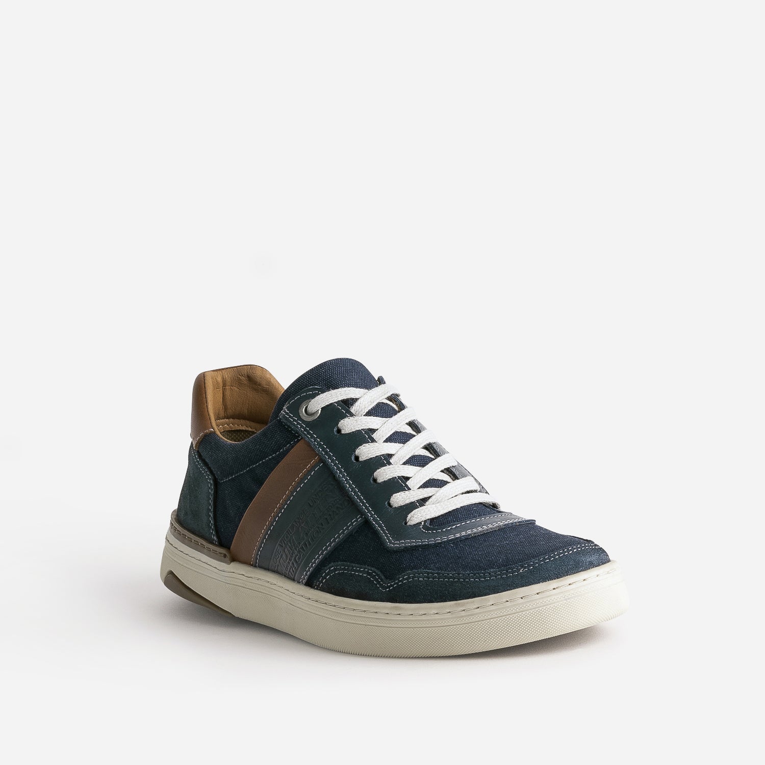 Tennis bleu marine multi matières