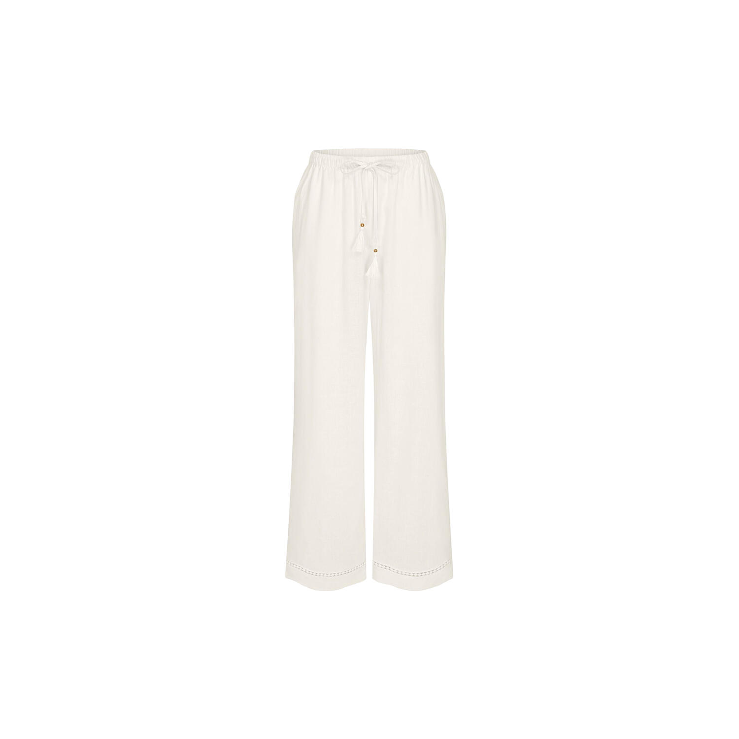 Summer Wear Trousers 01, silk white