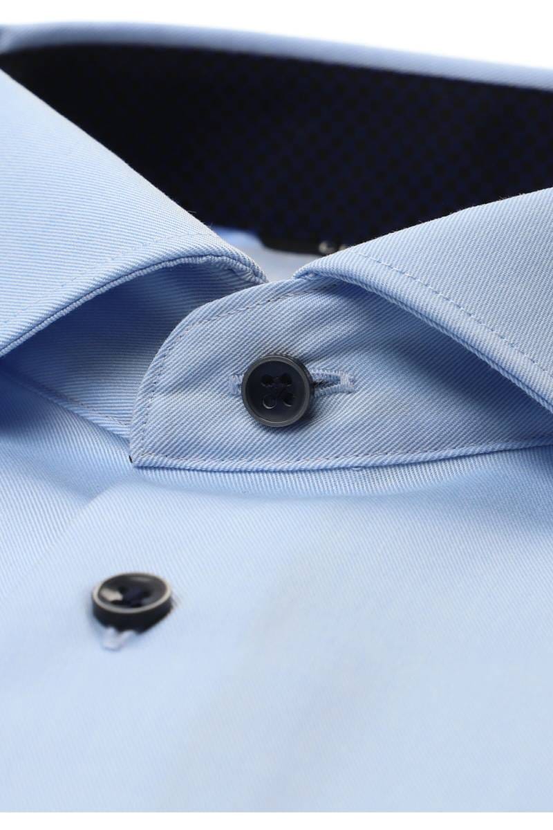 ETERNA Cover Shirt Slim Fit Hemd hellblau, Einfarbig
