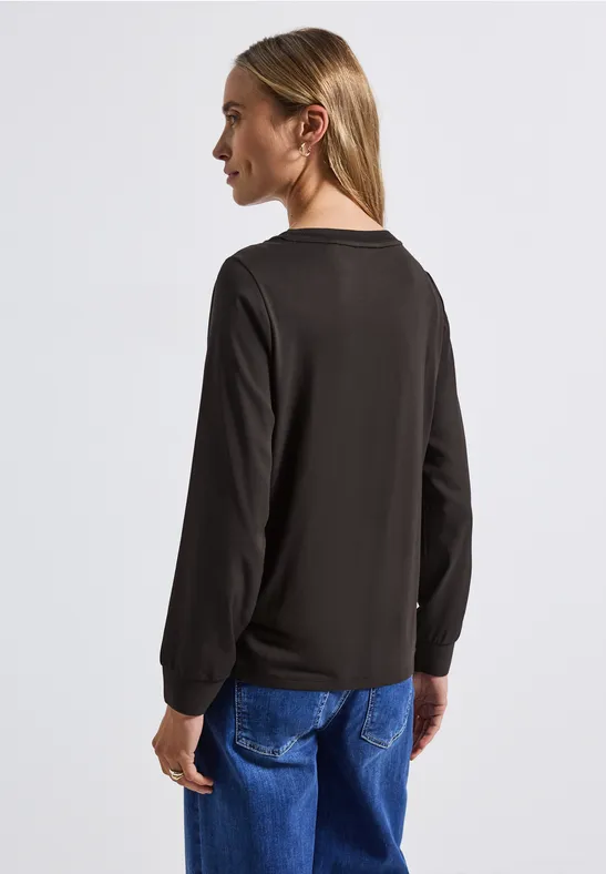 Materialmix Chiffon Shirt