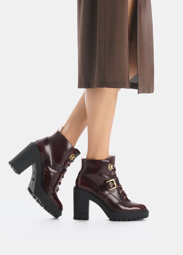 Stivaletti in pelle abrasivata