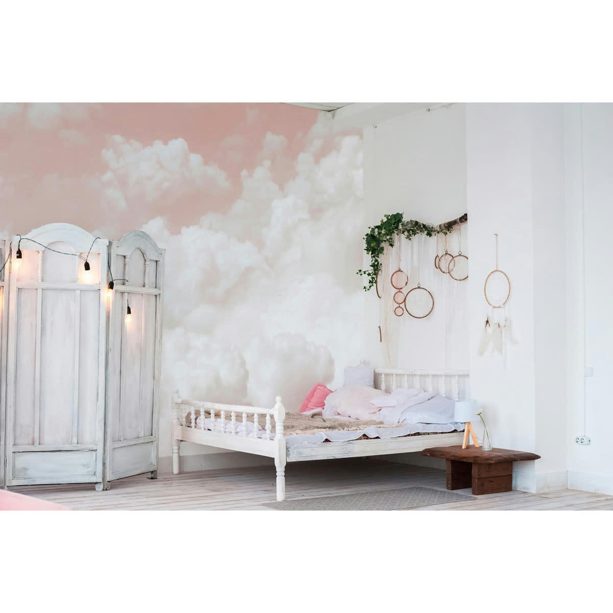 SONGEEN ROSE - Papier peint panoramique motif imprimé Rose 432x280cm