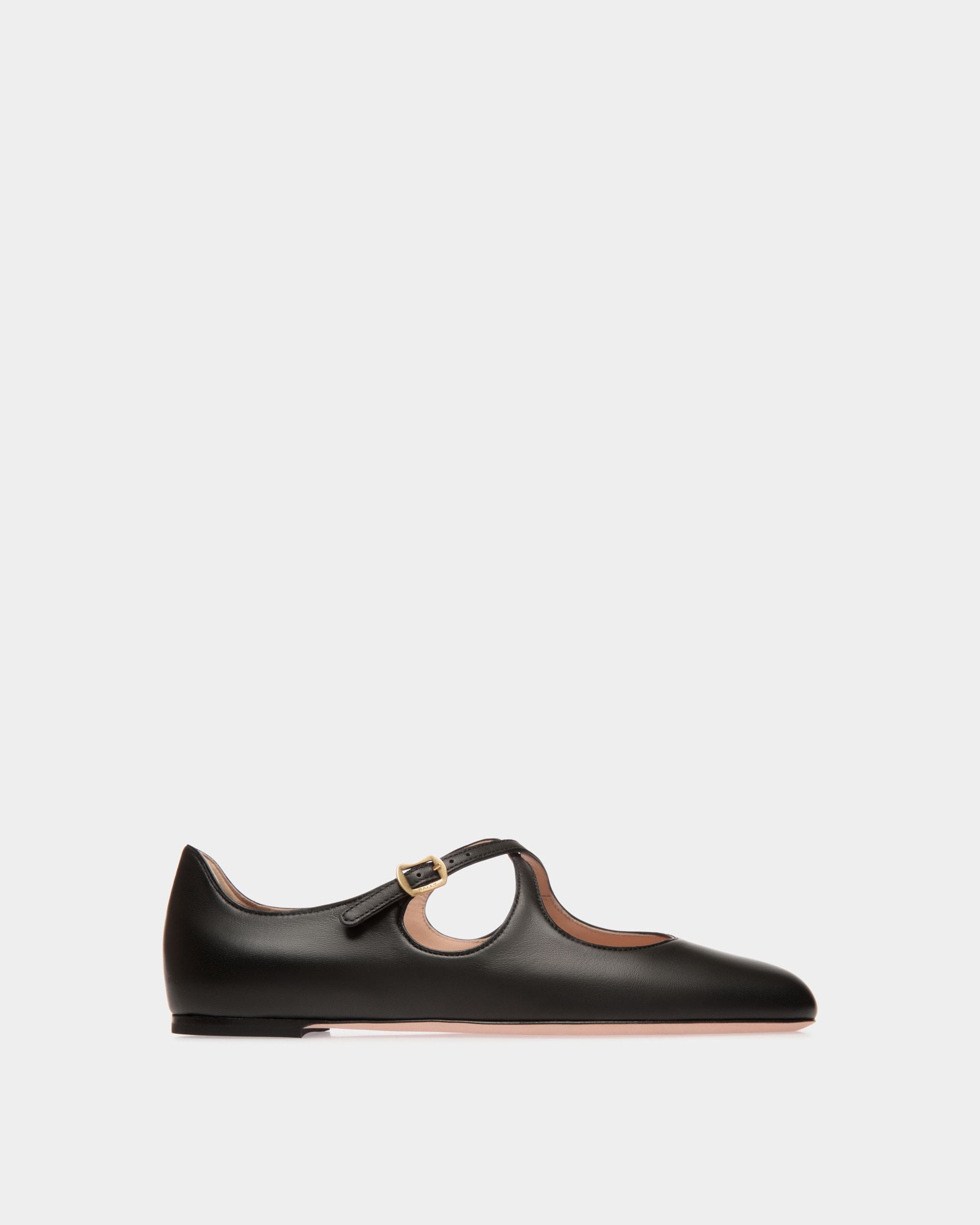 Ballyrina Ballerina Aus Schwarzem Leder