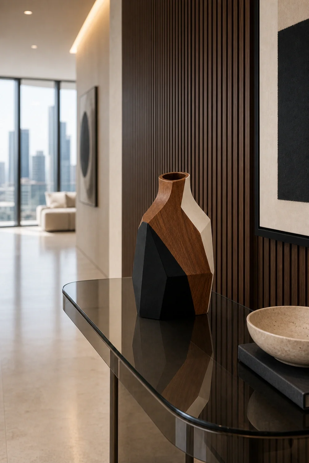 Vase Wood Sculpture #WG106