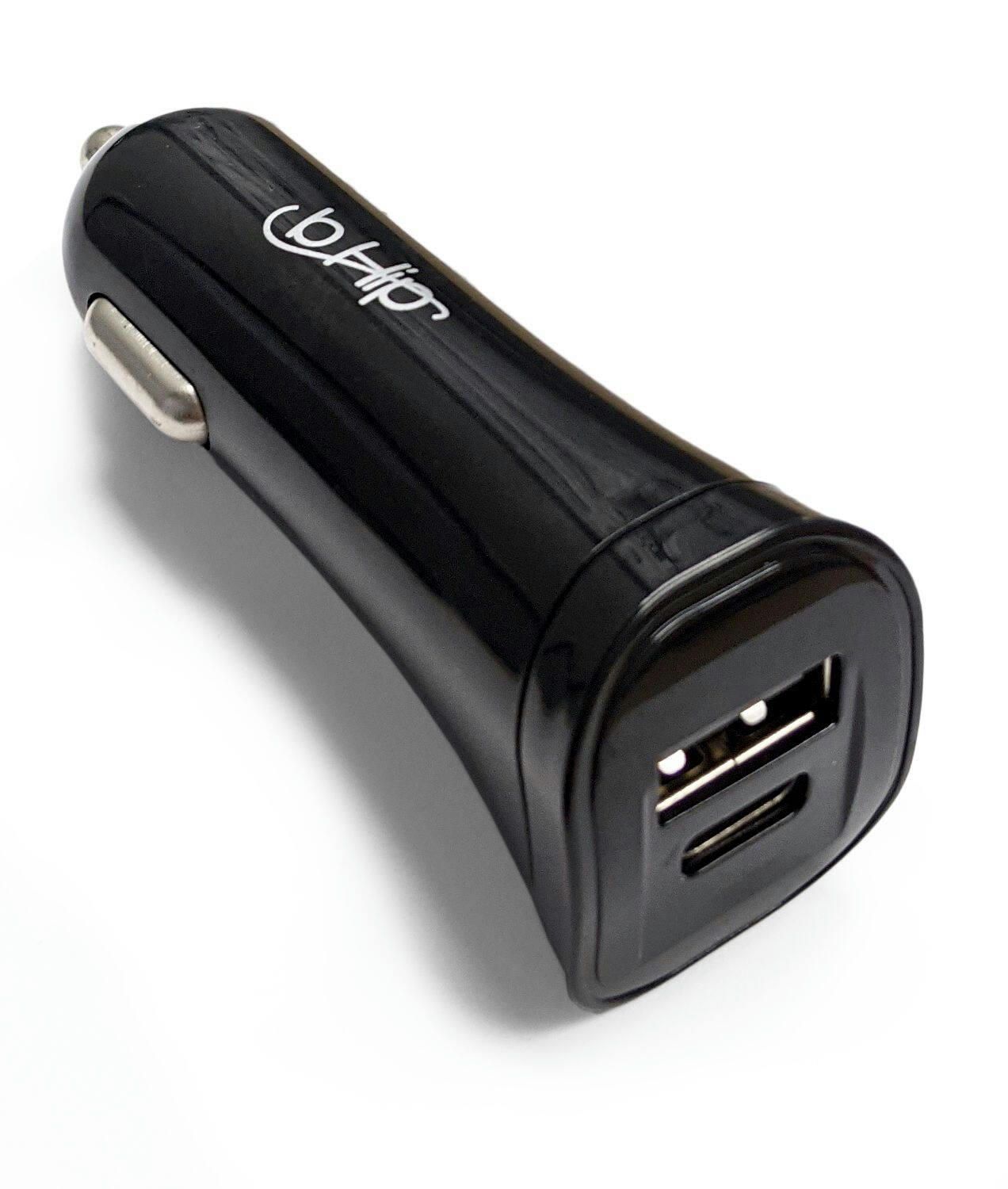 Bulk Fast Charge Dual Port Car Charger, Compatible with Most Devices