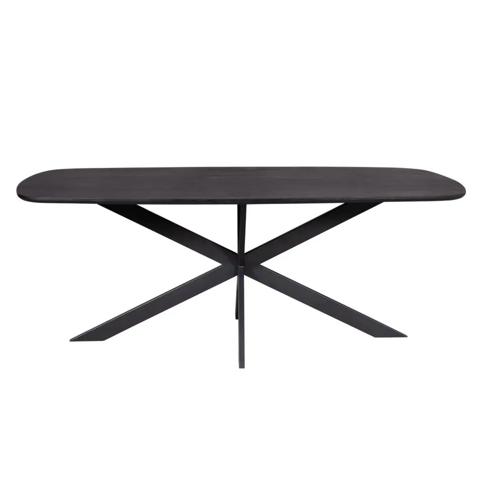 Starfurn - Eettafel Elegance - Zwart - 100x200x76 cm