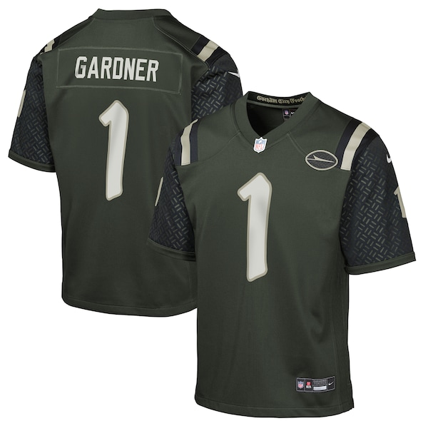 Ahmad Sauce Gardner New York Jets Nike Youth 2025 Rivalries Collection Game Jersey - Gotham Green
