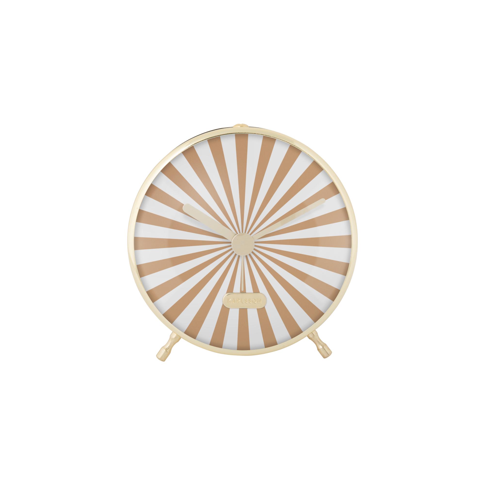 Karlsson wekker Candy Swirl - bruin - Ø12.5cm