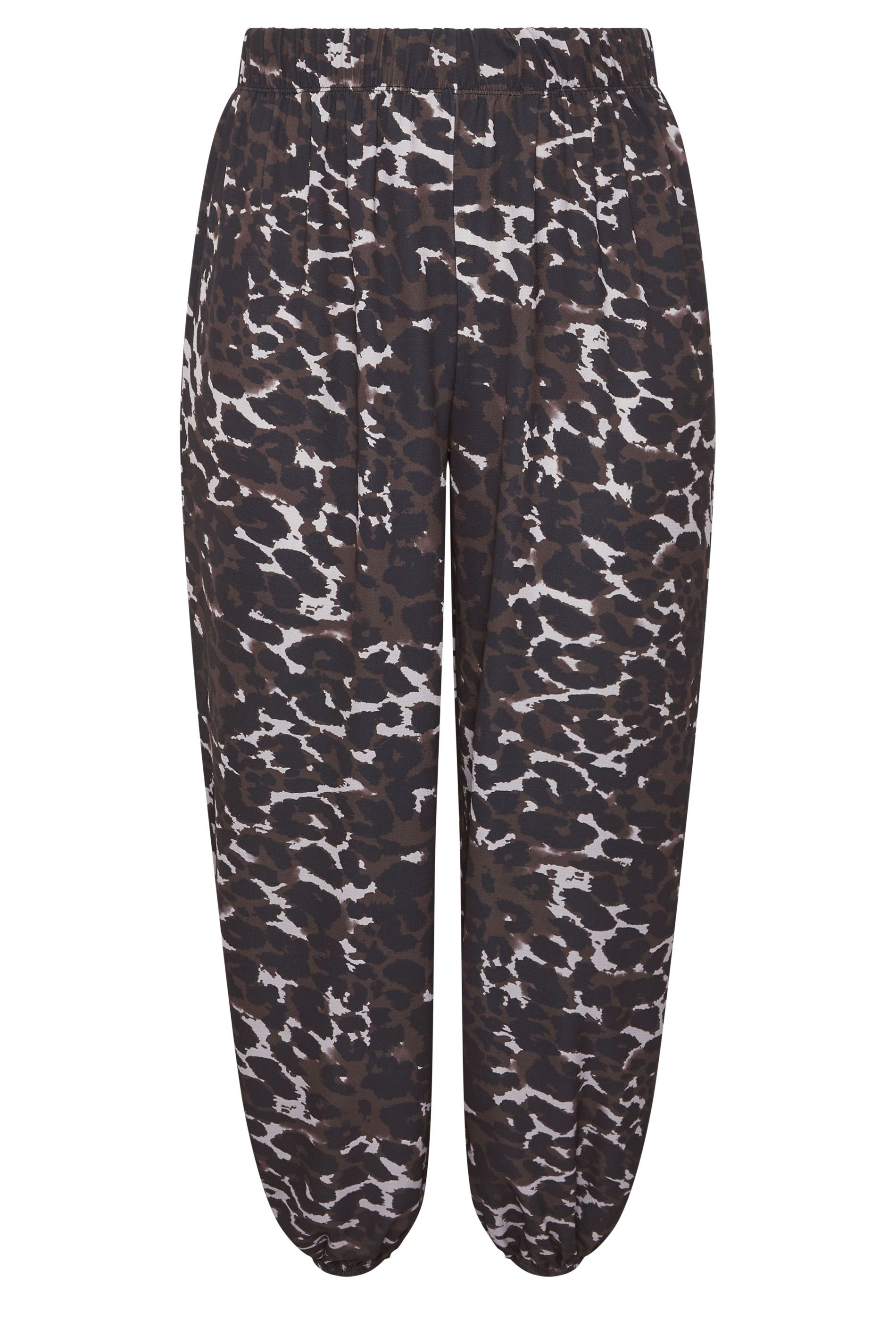 Yours Leopard Balloon Trousers