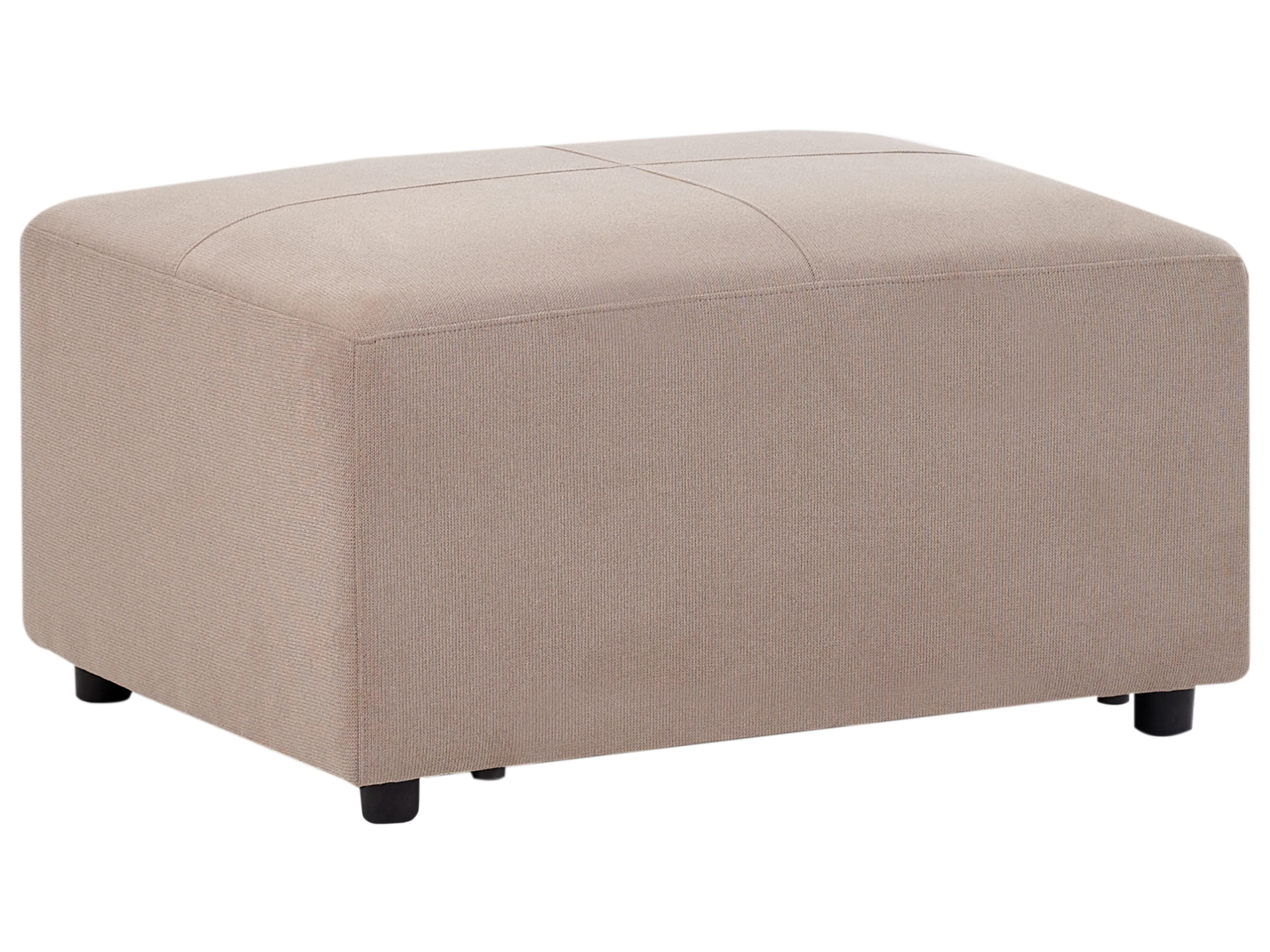Ottoman KOHLO Fabric Taupe