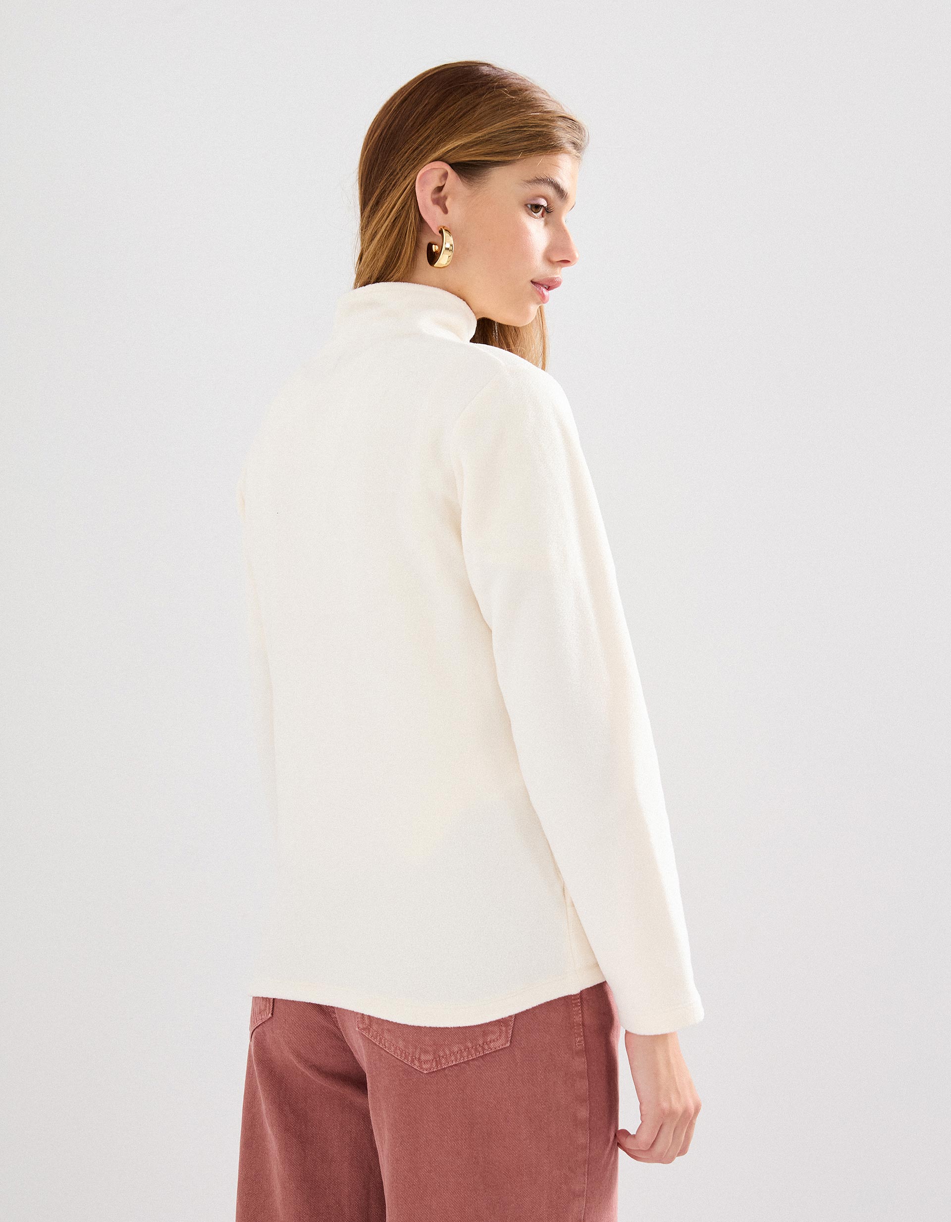 Camisola Polar, Mulher, Branco